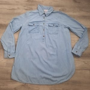 Isabel Denim Maternity Shirt